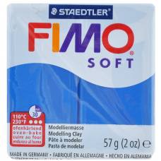 Глина полимерная FIMO Soft 57г 8020-37 синий