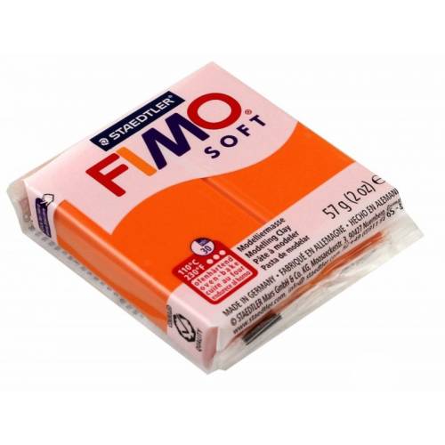Глина полимерная FIMO Soft 57г 8020-42 оранжевый