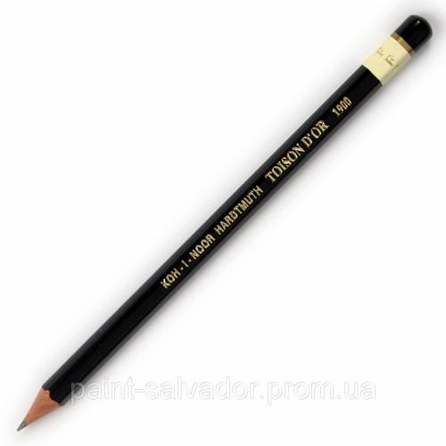 Простий олівець Koh-i-noor 1900 б/гум F Простий олівець Koh-i-noor 1900 б/гум F