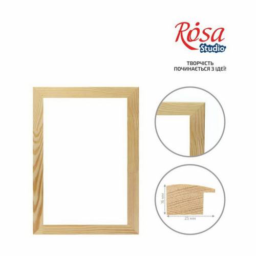 Заготовка дер Рамка багетная ТМ "Rosa Studio" 16*25мм 50*70см