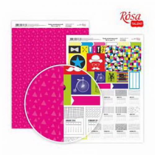 Бумага Rosa Talent А4 с рис 250г/м2 двустор "Be in color" 8