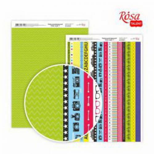 Бумага Rosa Talent А4 с рис 250г/м2 двустор "Color style" 7