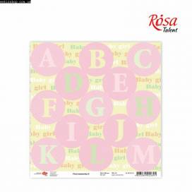 Бумага Rosa Talent с рис 30,5*30,5см 180г/м2 "First memories" 5