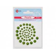 Декор. элемент: Жемчужины самокл TM Santi 952646 50шт голубые радужные