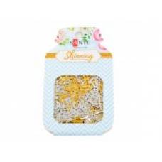 Декор. элемент: Пайетки Santi 741491 "Celebrate!"  7 гр. золото, серебро микс.