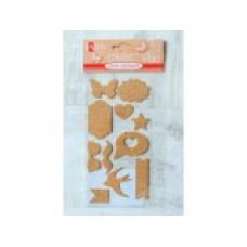 Высечки Santi 740839 Пробковый стикер 11шт