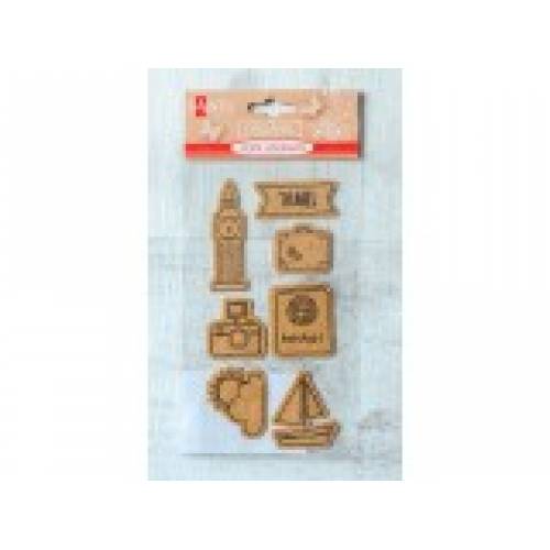 Высечки Santi 740844 Пробковый стикер 7шт