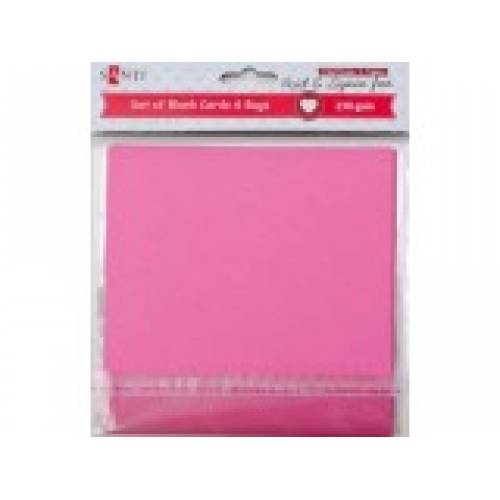 Открытка/ Набор заготовок Santi 952282 15*15см 230г/м2 розовые 5шт