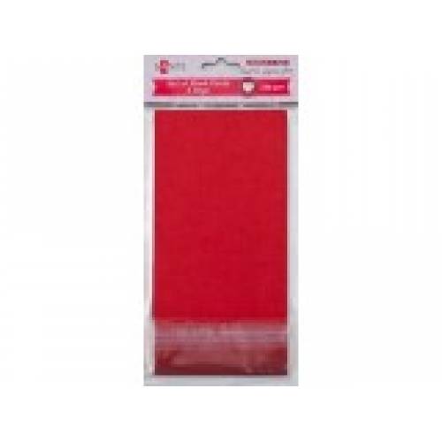 Открытка/ Набор заготовок Santi 952296 10*20см 230г/м2 красных 5шт