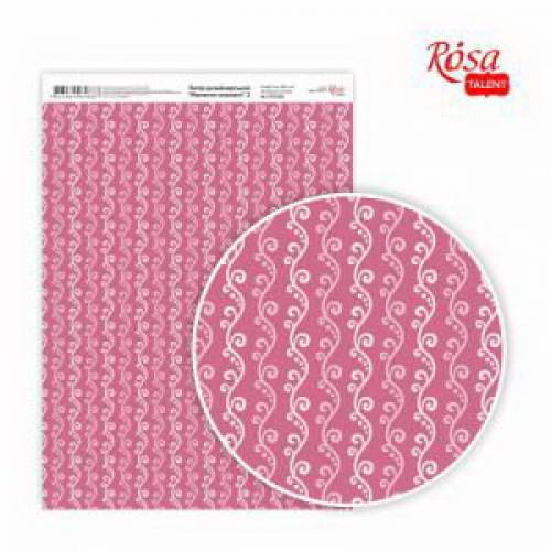 Бумага Rosa Talent А4 с рис 250г/м2 "Моменти ніжності"  2