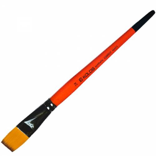 Пензель Kolos синтетика плоский Carrot 1097F №24
