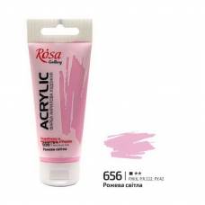 Краска акриловая Rosa Gallery 60мл розовая светлая 656