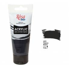 Краска акриловая Rosa Studio 75мл 403 Черная