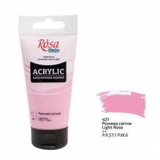Краска акриловая Rosa Studio 75мл 421 Розовая светлая