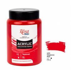 Краска акриловая Rosa Studio 400мл 405 Красная