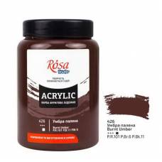 Краска акриловая Rosa Studio 400мл 426 Умбра жженая