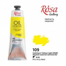 Фарба олійна Rosa Gallery 100мл 109 Кадмій жовтий світлий