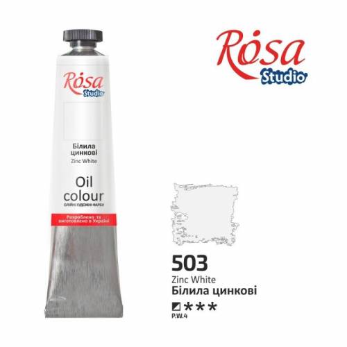 Краска масляная Rosa Studio 45мл 503 Белила цинковые