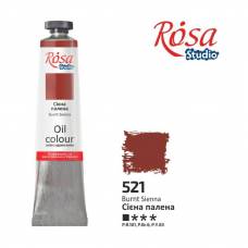 Краска масляная Rosa Studio 45мл 521 Сиена жженая