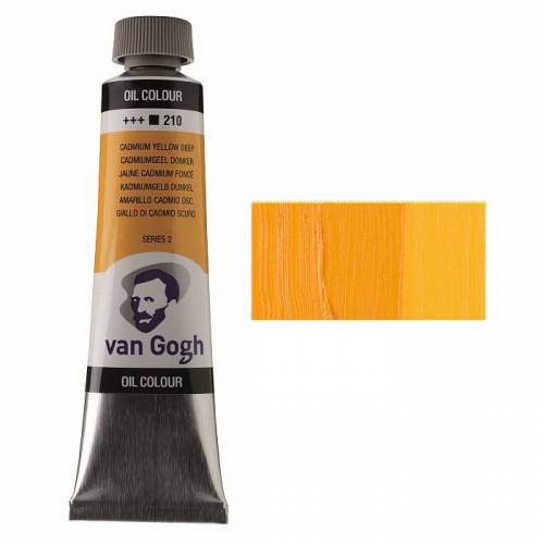 Краска масляная RT VAN GOGH 40мл 210 Кадмий желтый темный