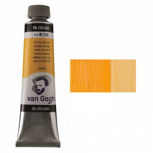Краска масляная RT VAN GOGH 40мл 270 Желтая темная (AZO)