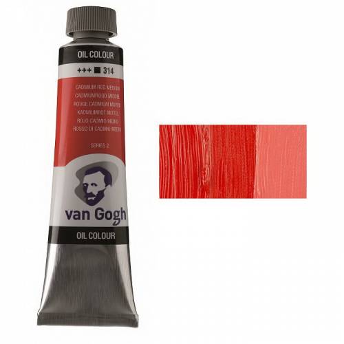 Краска масляная RT VAN GOGH 40мл 314 Кадмий красный средний