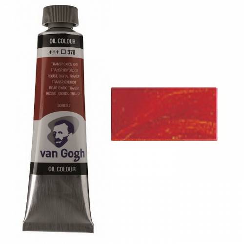 Краска масляная RT VAN GOGH 40мл 378 Прозрачная окись красная