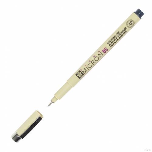 Линер Sakura Pigma Micron черный 0,5мм