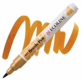 Маркер Royal Talens Ecoline Brush Pen №407 охра темная