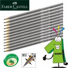 Простой карандаш Faber-Castell Grip 2001 1170 б/ласт 2B