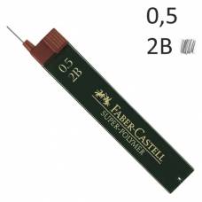 Грифель для мех кар Faber 0,5 1205 Super Polimer 2B