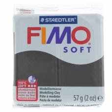 Глина полимерная FIMO Soft 57г 8020- 9 черный