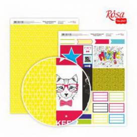 Бумага Rosa Talent А4 с рис 250г/м2 двустор "Color style" 8