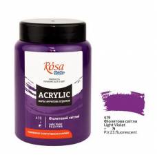 Краска акриловая Rosa Studio 400мл 419 Фиолетовая светлая