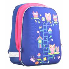 Рюкзак ТМ 1 Вересня 554495 H-12 каркасный Owl blue, 38*29*15 РОЗПРОДАЖ
