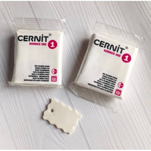 Глина полімерна Cernit 56г 027 білий покривний Глина полімерна Cernit 56г 027 білий покривний