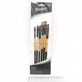 Набір пензлів Josef Otten синтетика плоскі 6шт DSCN7664 (2,4,6,8,10,12)