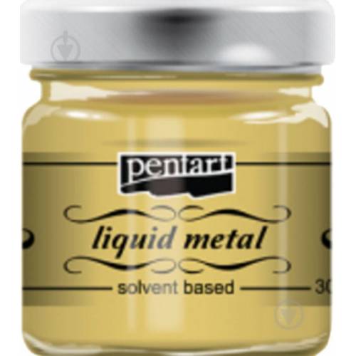 Поталь рідка Pentart 30мл на основі розчинника золото 