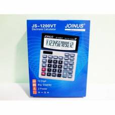 Калькулятор Joinos JS-1200VT не стираемые надписи на кнопках 12 разрядов большой