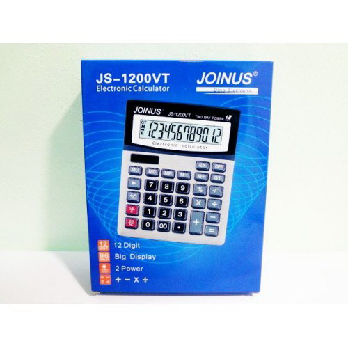 Калькулятор Joinos JS-1200VT не стираемые надписи на кнопках 12 разрядов большой