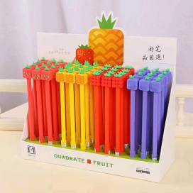 Ручка детская LK гелеевая 17076 фрукты ШК....0763