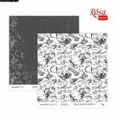 Бумага Rosa Talent с рис двухстор 30,48*30,48см 200г/м2 "Recipe book" 1