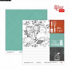 Бумага Rosa Talent с рис двухстор 30,48*30,48см 200г/м2 "Recipe book" 4