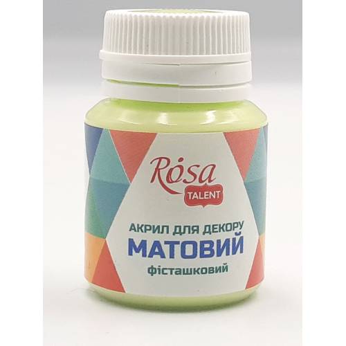 Фарба акрилова Rosa Talent 20мл матова Фісташковий 20043 Фарба акрилова Rosa Talent 20мл матова Фісташковий 20043
