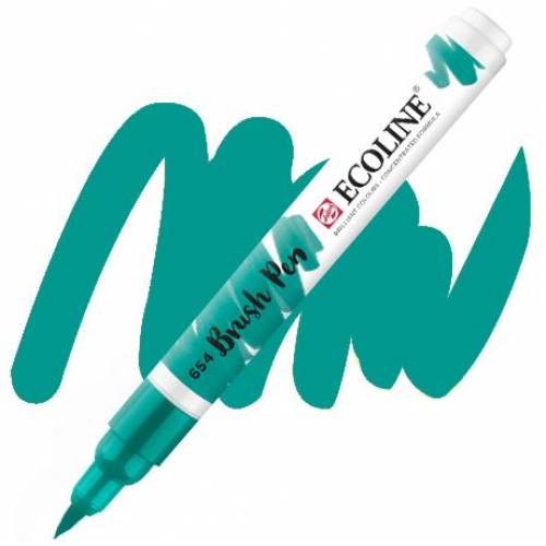 Маркер Royal Talens Ecoline Brush Pen №654 зеленый пихтовый
