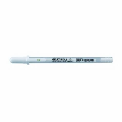 Ручка Sakura гель Gelly Roll Белая 10 Bold 0.5мм