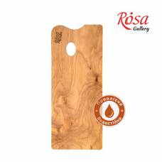 Палітра дерев'яна Rosa Gallery прямокутна 45,0х18,5 см промаслена під етюдник французского типу