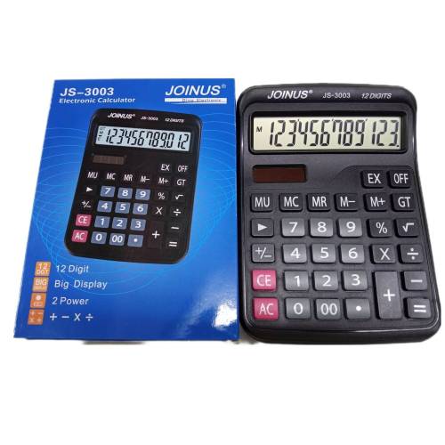 Калькулятор Joinos JS-3003 12 розрядів великий, чорний