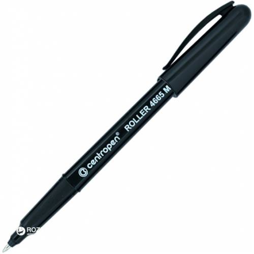 Роллер Centropen 4665 Ergoliner М 0,6мм чёрный Роллер Centropen 4665 Ergoliner М 0,6мм чёрный