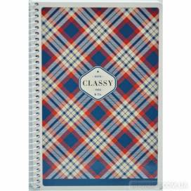 Тетрадь  96л на спирали Школярик уф лак A5-SC-096-990L линия 209433